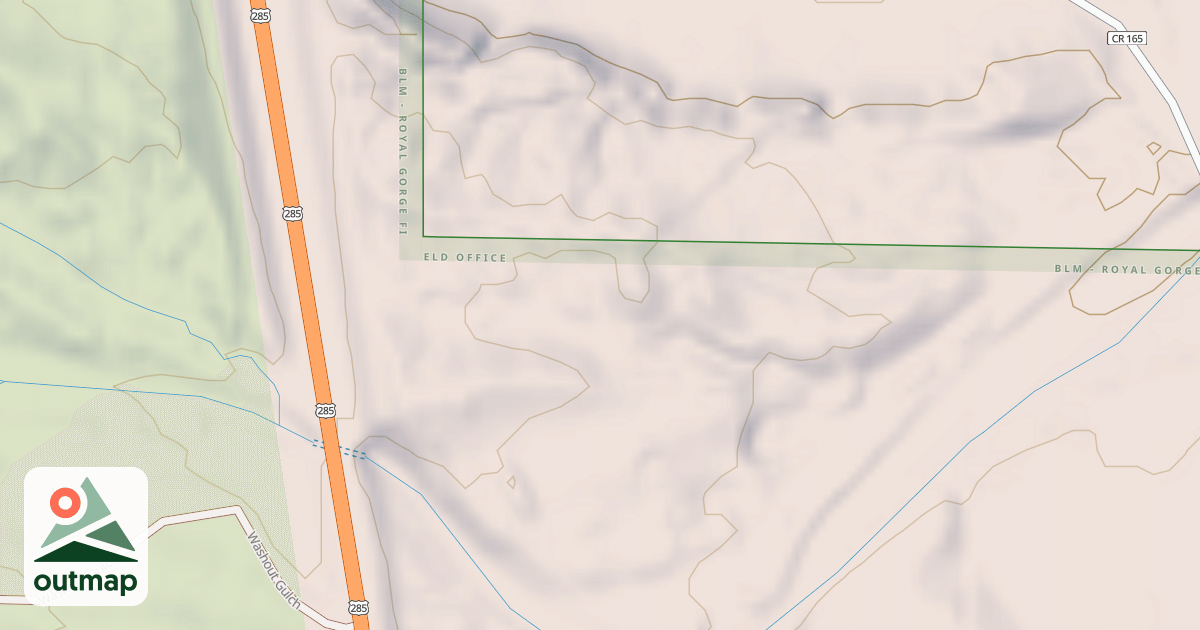 Map of Big Bend Ohv Track Trail
