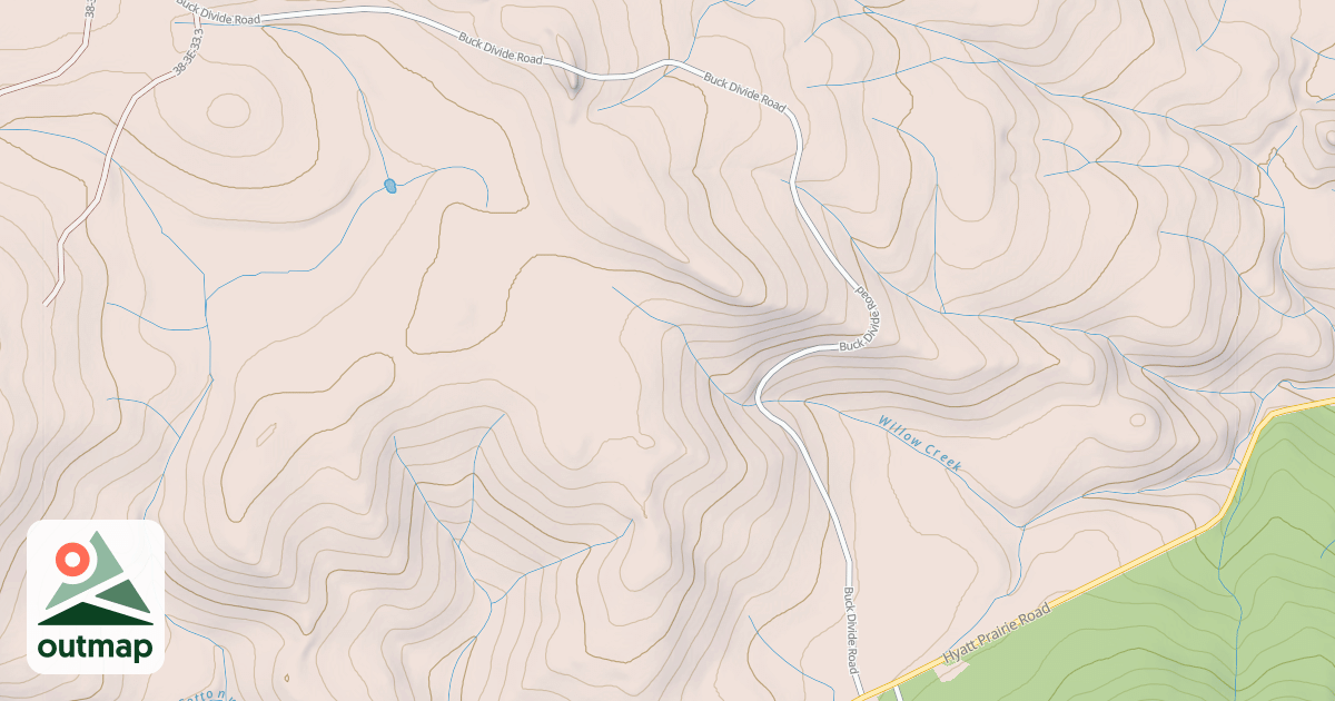 Map of Table Mountain Sled Trail