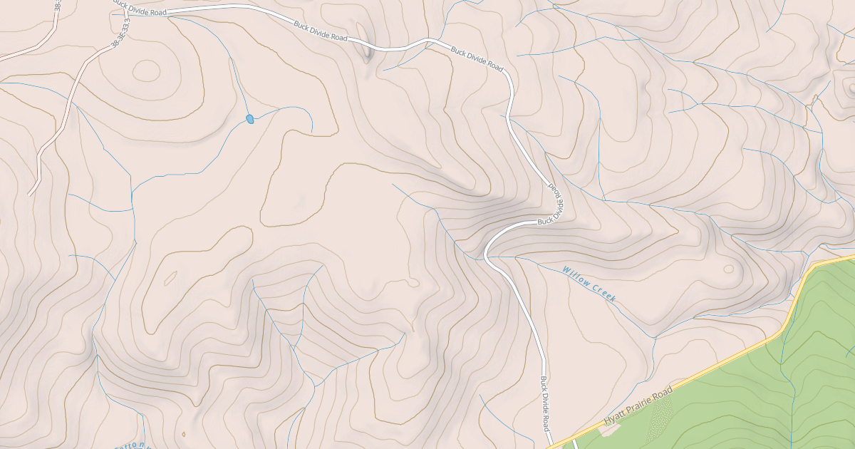 Map preview of Table Mountain Sled Trail