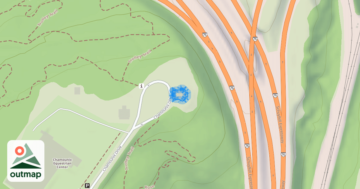 Map of Chamounix Mansion