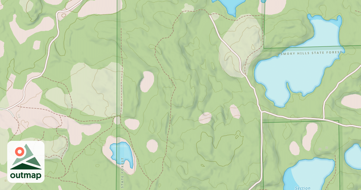 Map of Smoky Hills