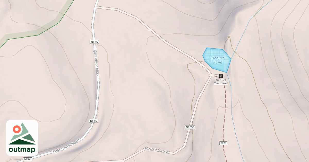 Map of S. FORK TRAIL HEAD