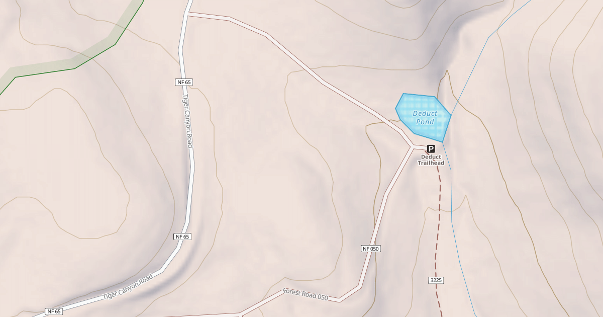 Map preview of S. FORK TRAIL HEAD