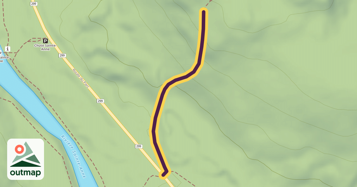 Map of Sentier de belvédère de la Lucarne