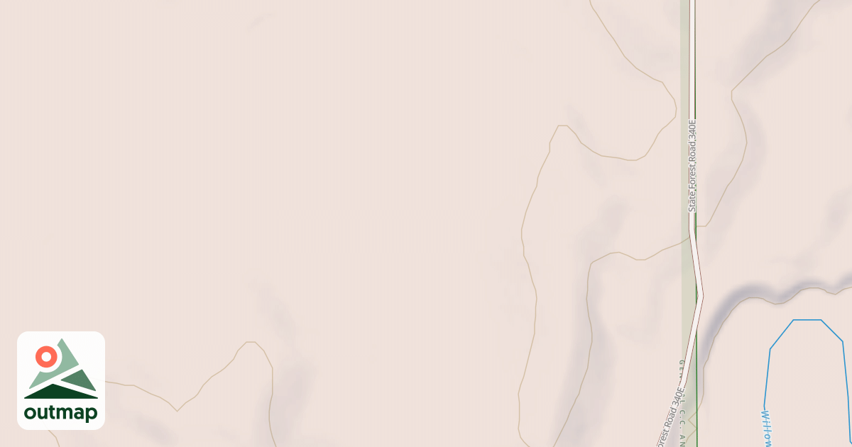 Map of General C.C. Andrews State Forest Trails