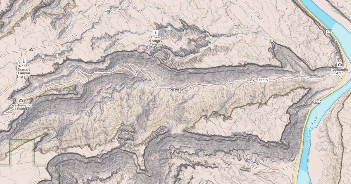 Map preview of BLM National GTLF Public Motorized Roads 11d805ad-6444-42fb-a96e-2bd5f25ca787