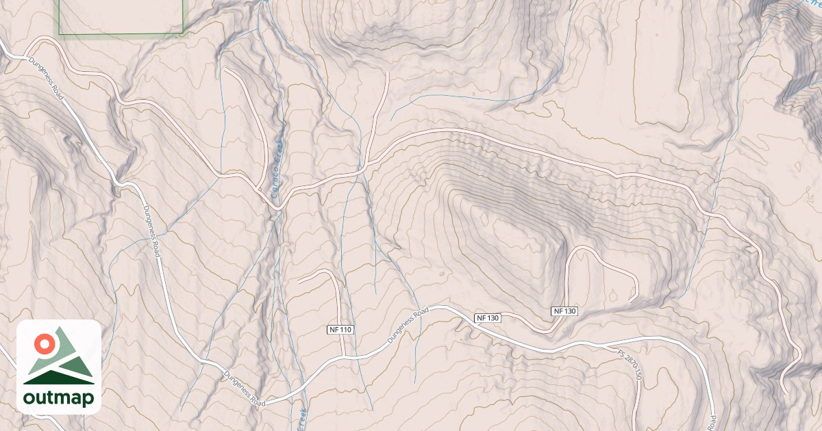 Map of USFS Motor Vehicle Use Map Roads {C27067F8-A859-49E9-9C0F-5A09512661CE}