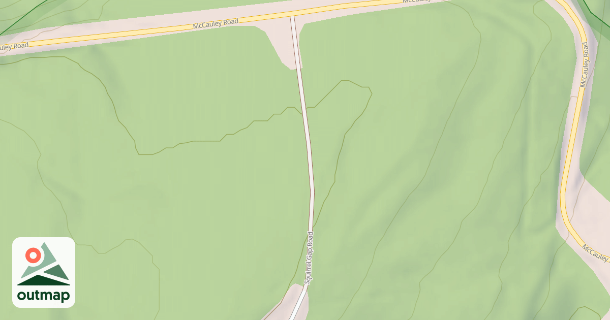 Map of OLD SQUIRREL GAP
