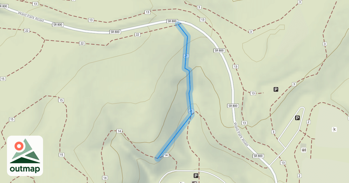 Map of Sourwood-Revenuer Connection