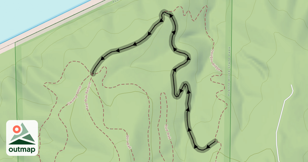 Map of Badger Pass in Cass