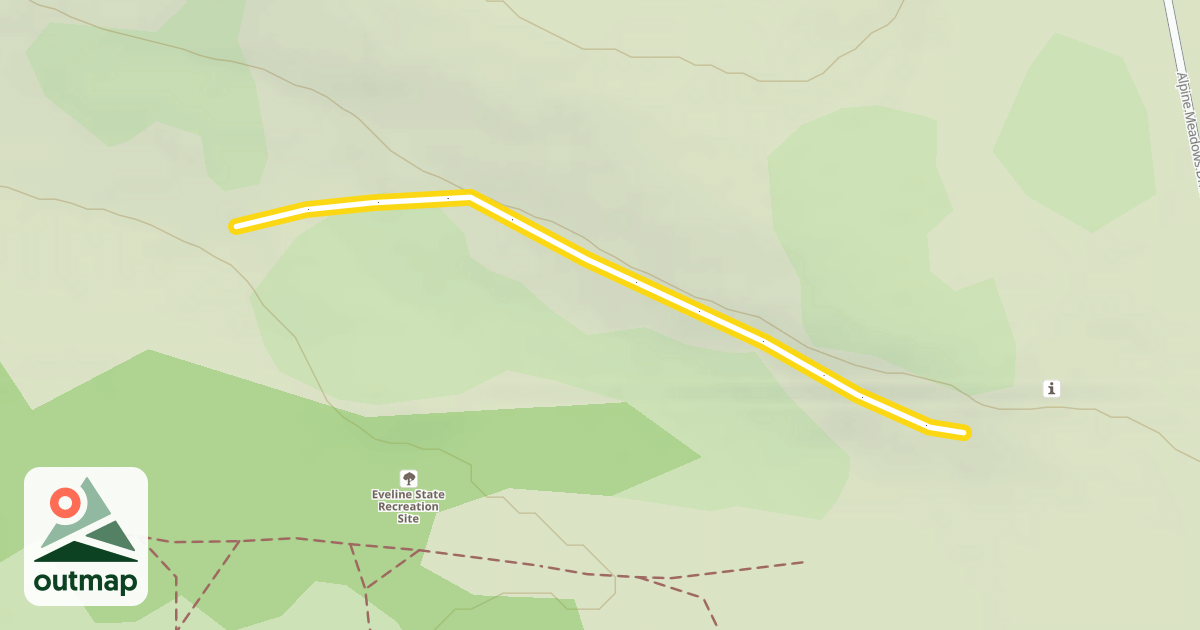 Map of Glacier View Loop