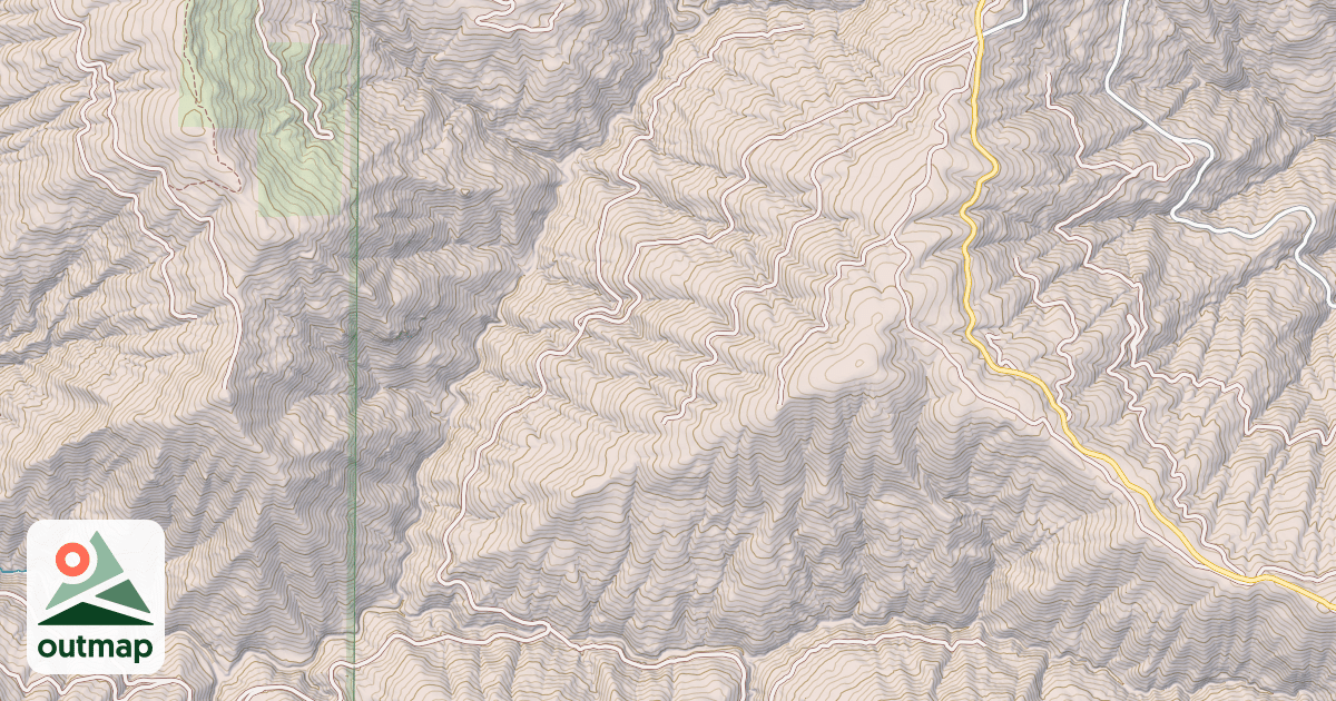 Map of BRUSHY CAMP RIDGE
