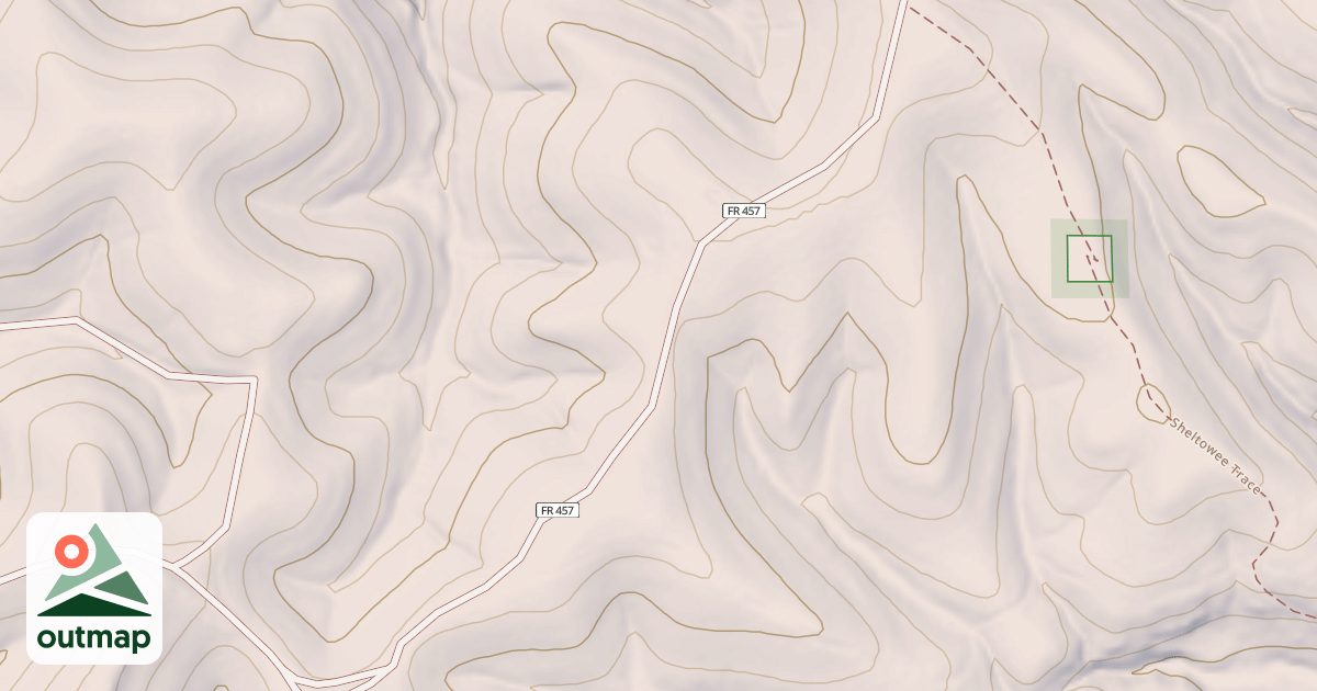 Map of DOG RIDGE