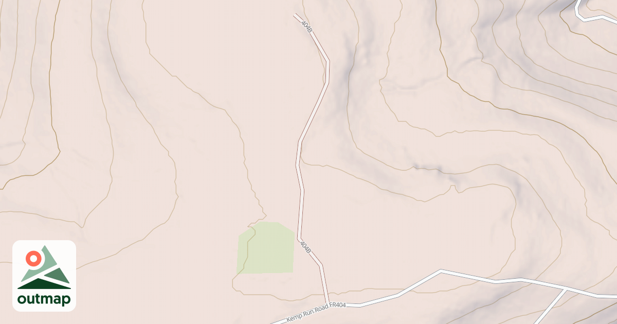 Map of KEMP RUN - B