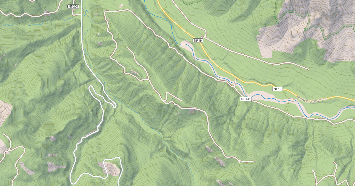 Map preview of CHUCKSNEY RIDGE