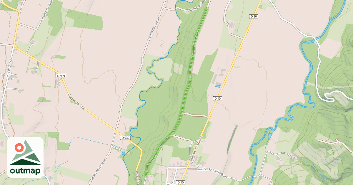 Map of Chemin du Tucoulet