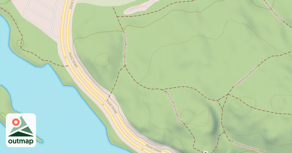 Map of Crystal Spring Trail