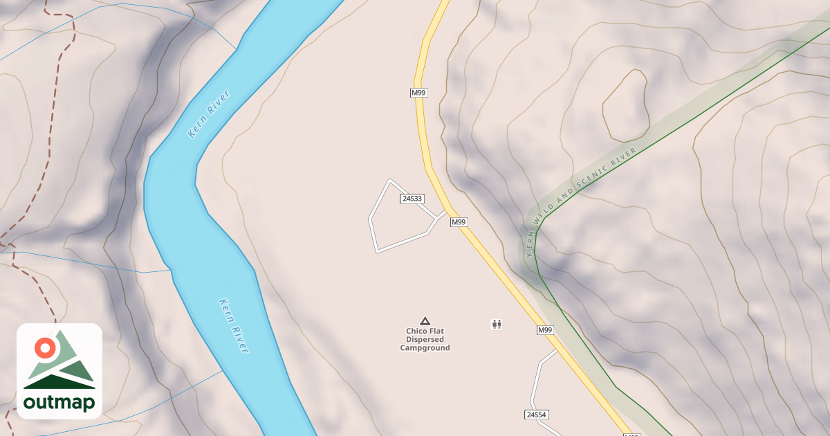 Map of CHICO FLAT-A