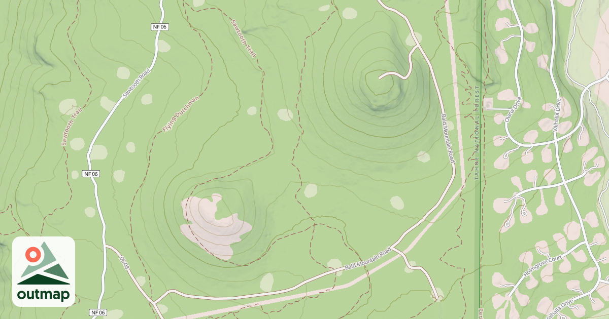 Map of BALD MTN