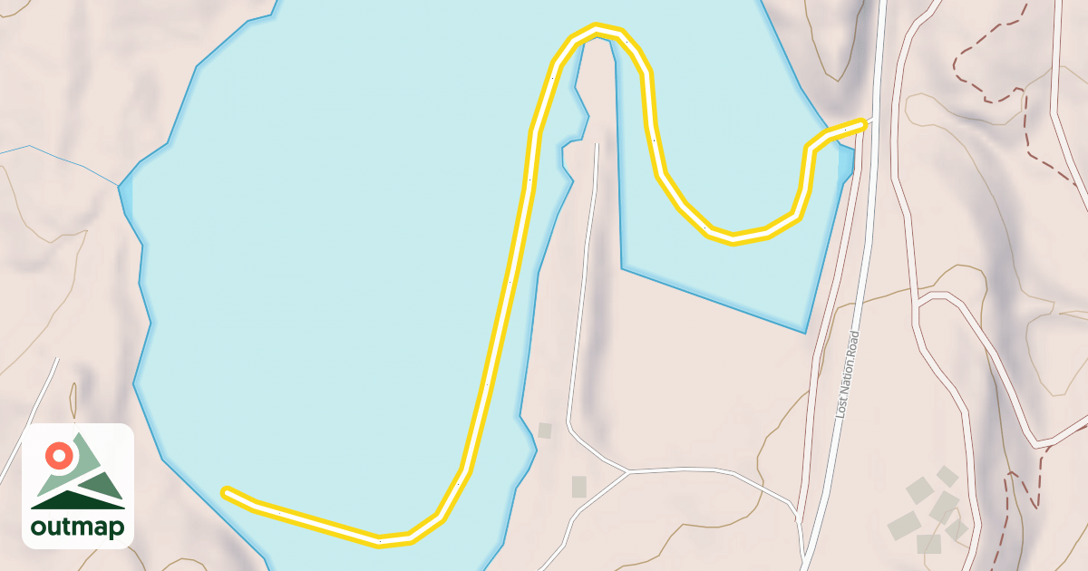 Map of Geat Hosmer Pond Trail