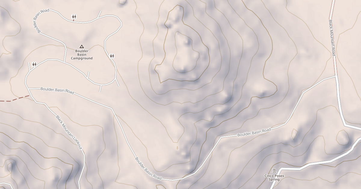 Map preview of BOULDER BASIN