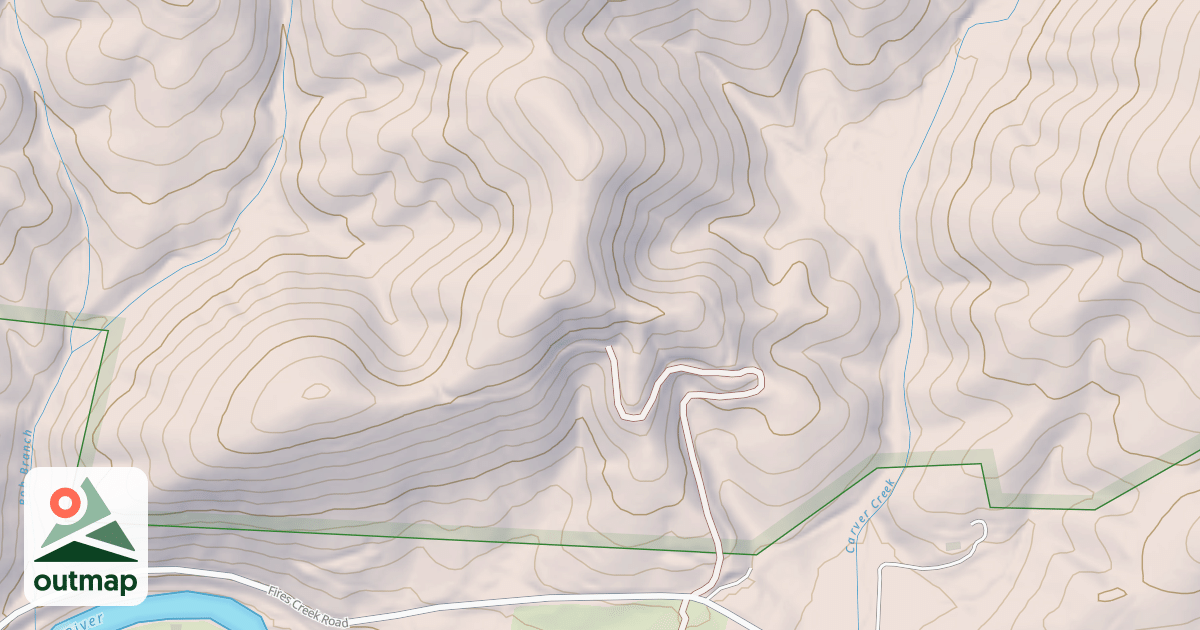 Map of SHEARER CREEK