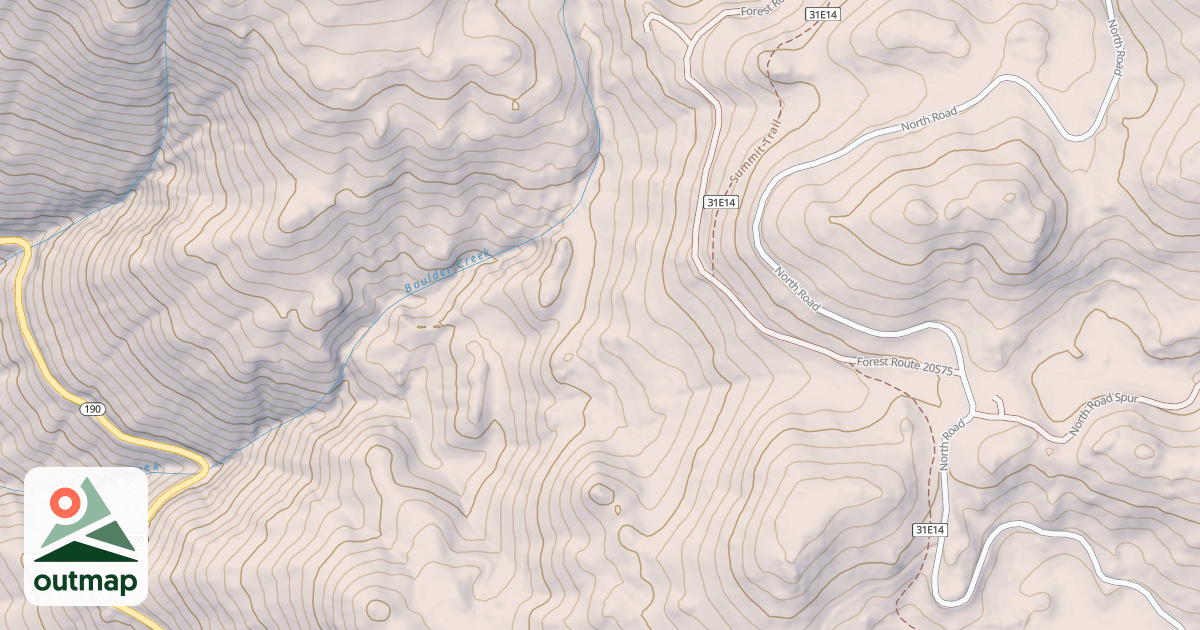 Map of DEEP MEADOW