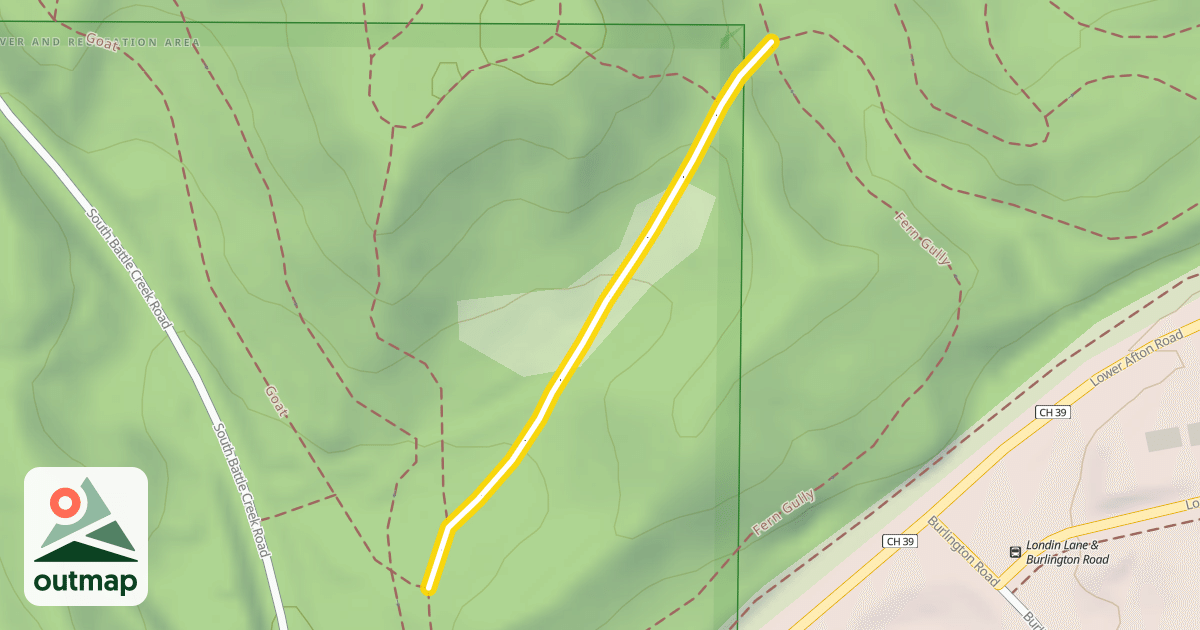 Map of Competition Hill