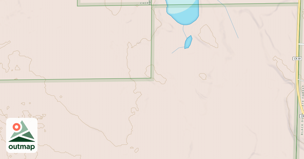 Map of MUSKRAT LAKE ROAD