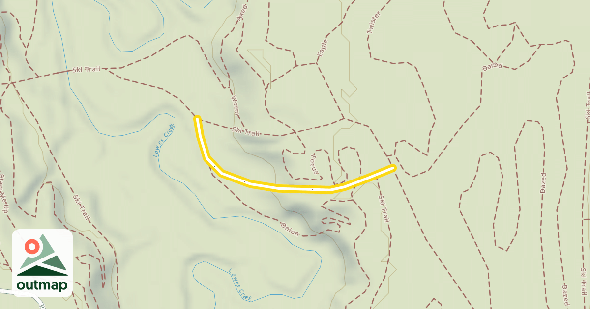 Map of Ski Trail