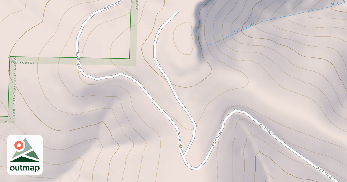 Map of DEVILS KNOB TOWER