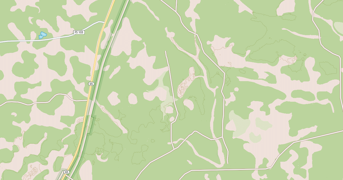 Map preview of USFS National Forest System Roads {3171013A-6090-453B-AC1D-AF6F3FF34D9E}