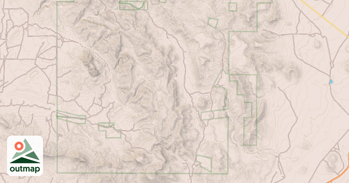 Map of HALFMOON VALLEY