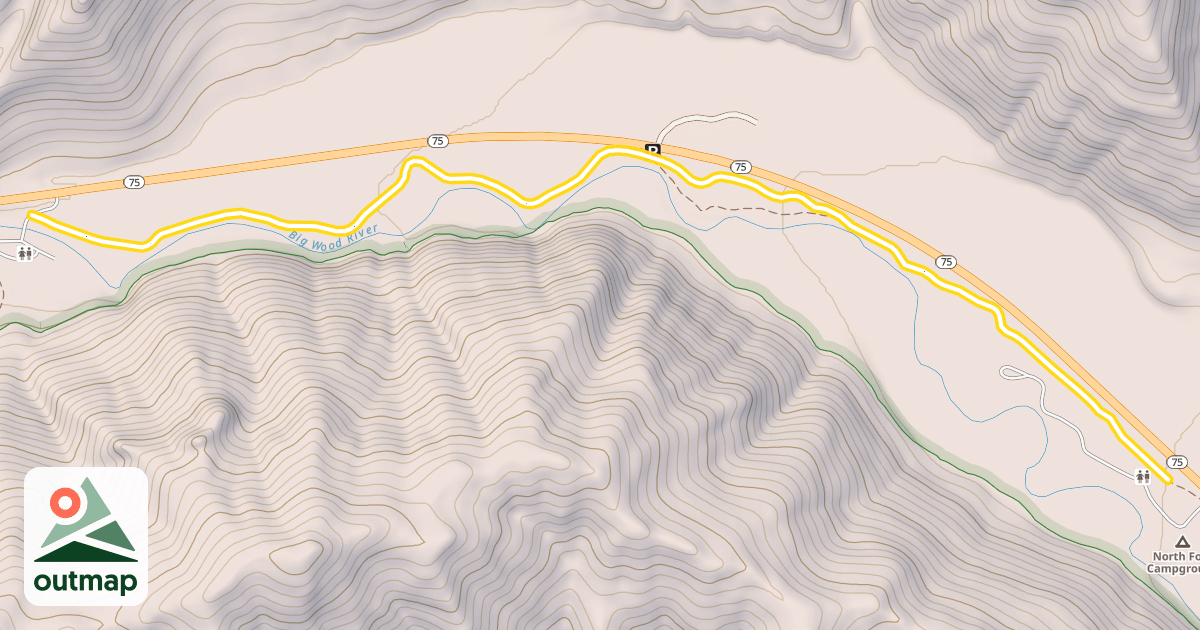 Map of Harriman Trail