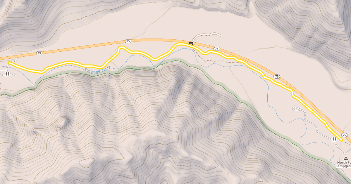 Map preview of Harriman Trail