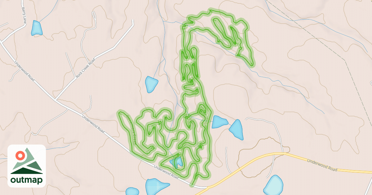 Map of Governors Creek