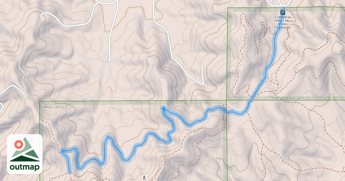 Map of Timber Riders Trail