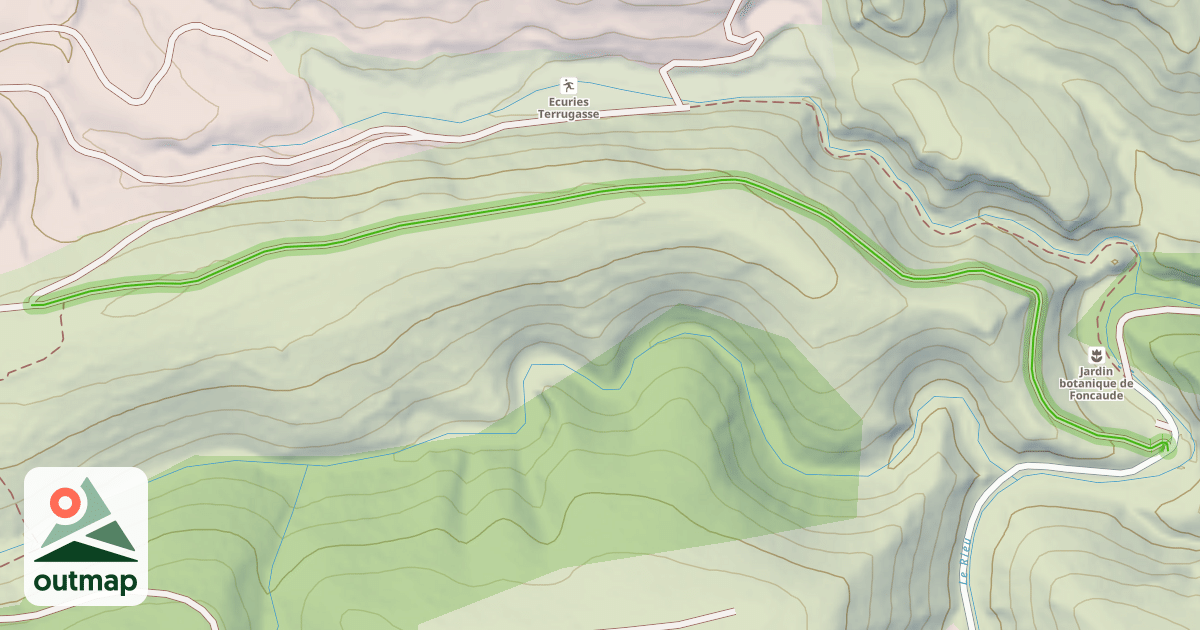 Map of Serre de Gauja