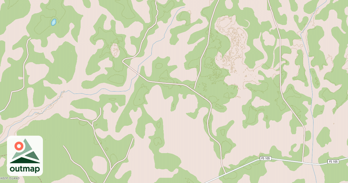 Map of BUGGER BAY