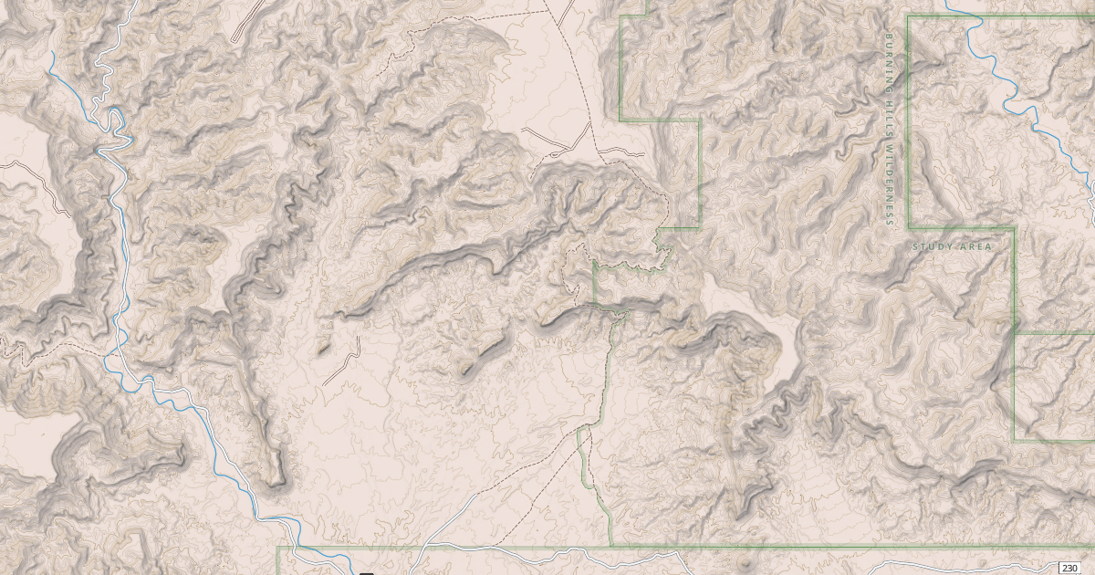 Map preview of BLM National GTLF Public Motorized Roads 1ce071e3-3050-49b8-8431-48971cc92249