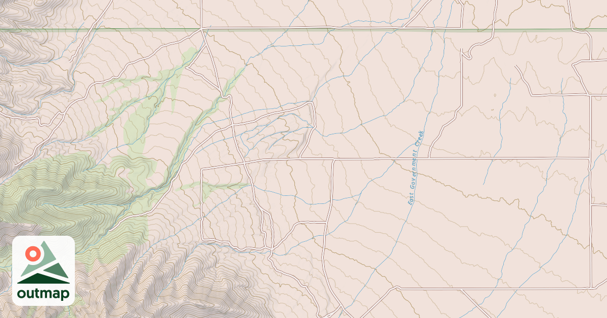 Map of RED PINE ROAD