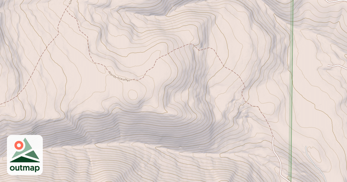 Map of NORTH STAUFFER