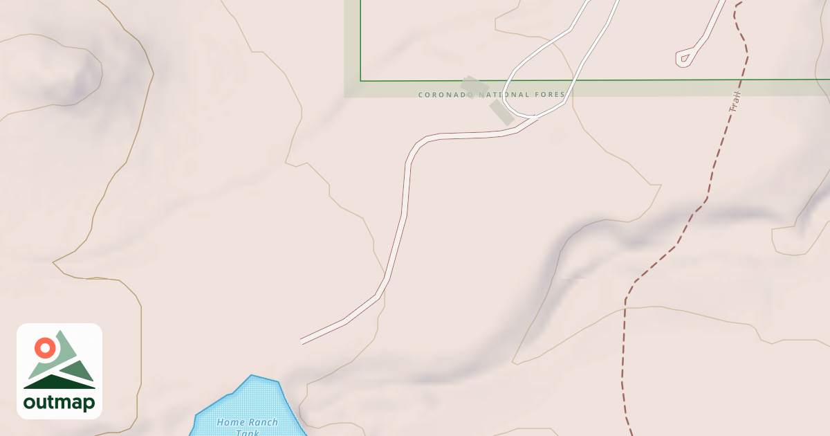 Map of HOME RANCH TANK