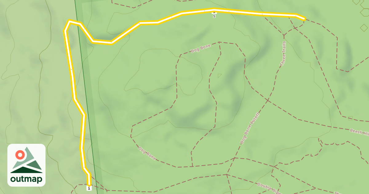 Map of Three Trails