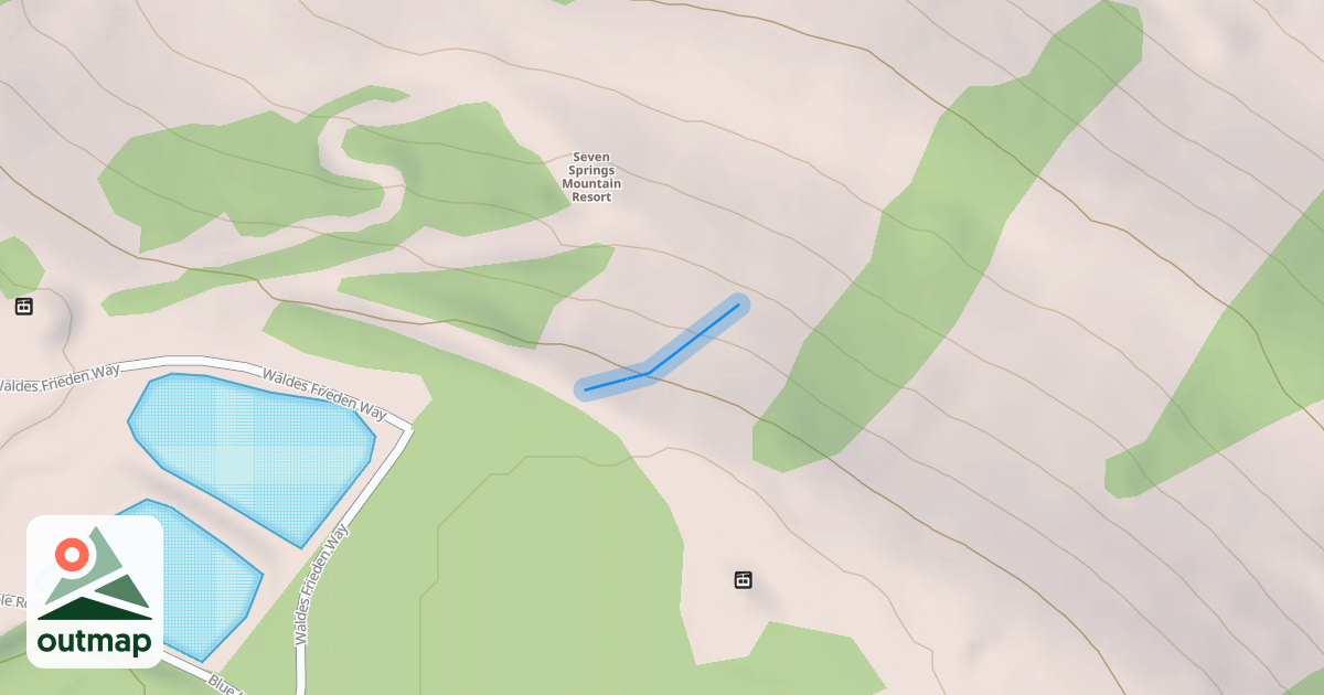 Map of Stowe Slope