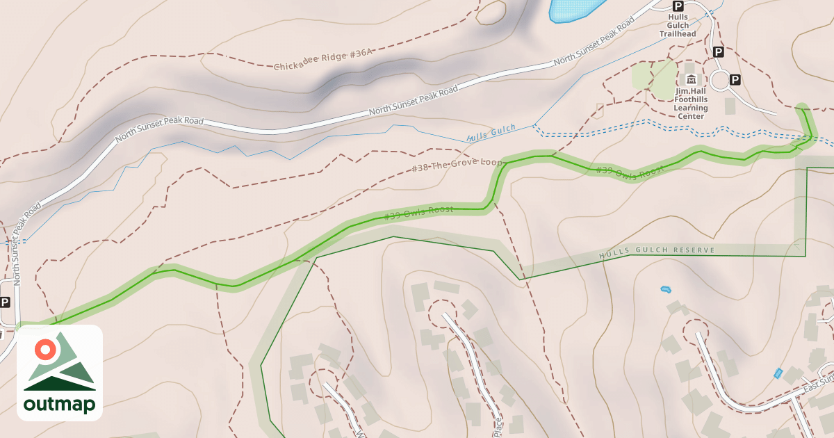 Map of #39 Owls Roost