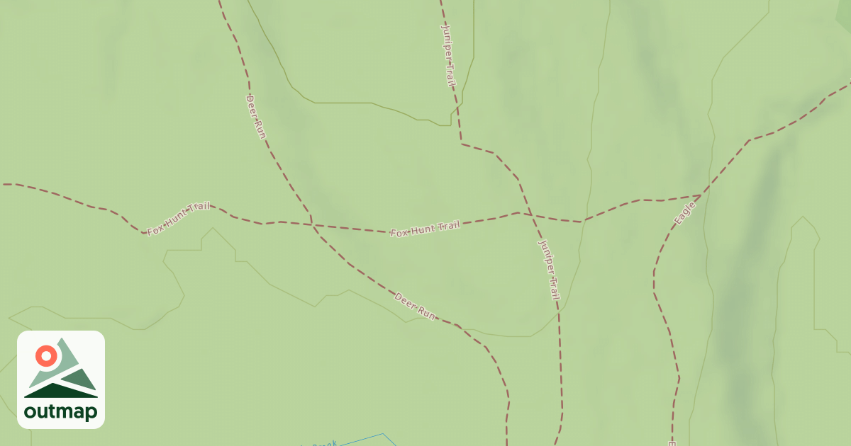 Map of Fox Hunt Trail