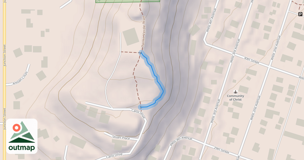 Map of Tank Verde East