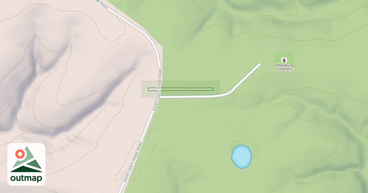Map of HILLENBURG SOUTH CEMETERY