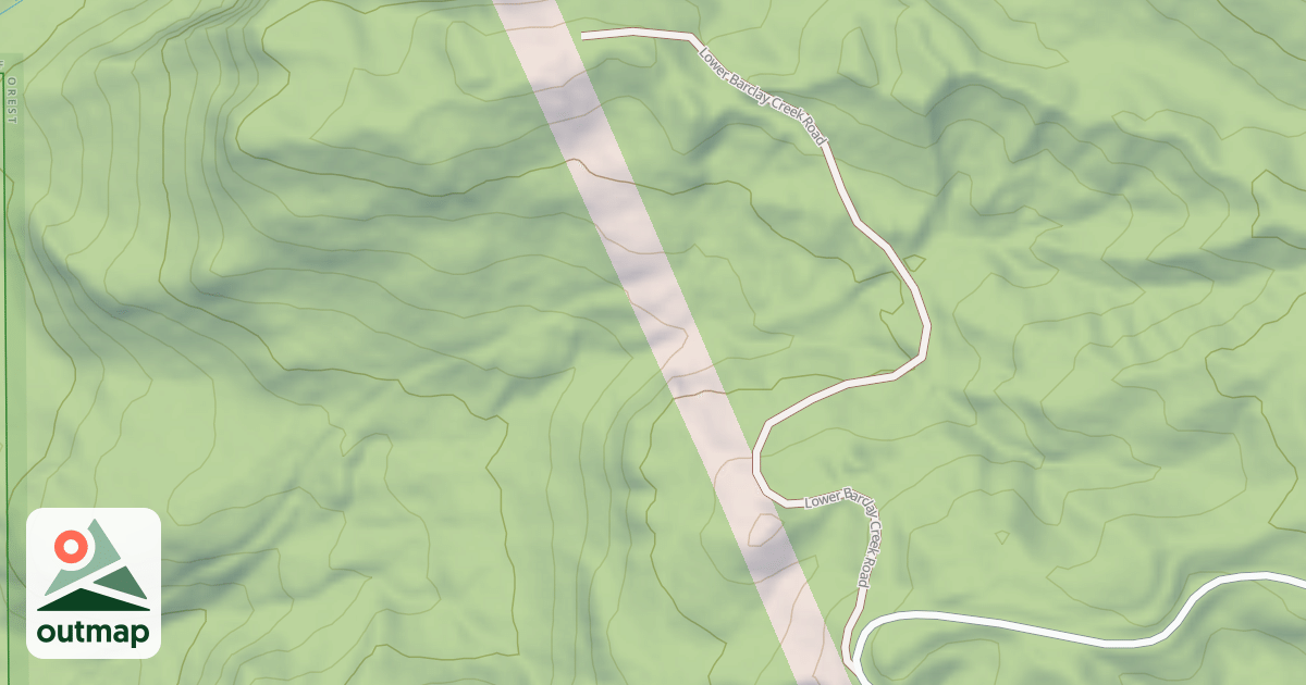 Map of 278-A LOWER BARCLAY CR.